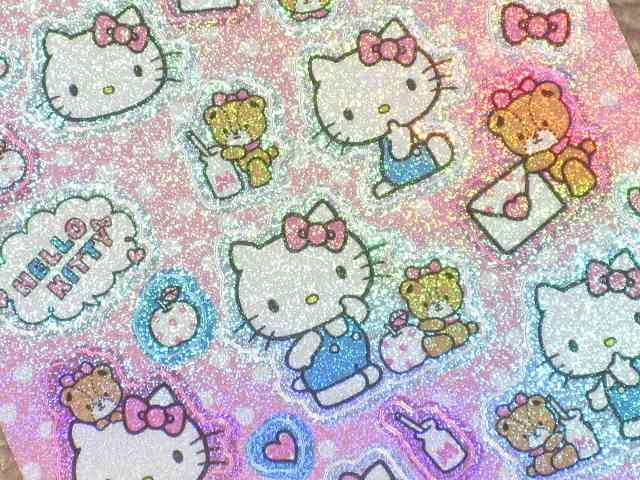 未開封☆ハローキティ*キラッとシール2*ホログラムステッカー < インテリア/ライフ  未開封☆ハローキティ*キラッとシール2*ホログラムステッカー < インテリア/ライフの