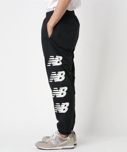 新品 ニューバランス New Balance ウインドパンツ S 黒 サイドロゴ LOGO 裏地メッシュ ナイロン ジャージ < ブランド  新品 ニューバランス New Balance ウインドパンツ S 黒 サイドロゴ LOGO 裏地メッシュ ナイロン ジャージ < ブランドの