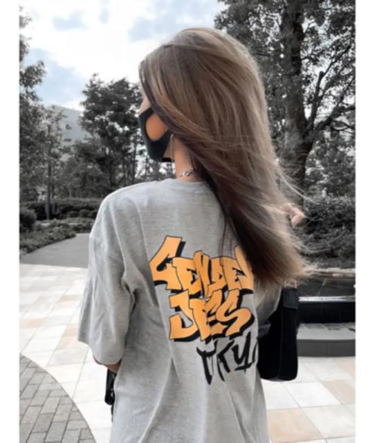 新品未使用 gender Jess (kids)BACKイラストTシャツ < 女性ファッション  新品未使用 gender Jess (kids)BACKイラストTシャツ < 女性ファッションの