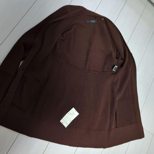 DONNA KARAN NEW YORK■ダナキャランニューヨーク■ロングカーディガン■茶系■素敵■しっとり素材■美ライン■8万超 < ブランド  DONNA KARAN NEW YORK■ダナキャランニューヨーク■ロングカーディガン■茶系■素敵■しっとり素材■美ライン■8万超 < ブランドの