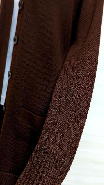 DONNA KARAN NEW YORK■ダナキャランニューヨーク■ロングカーディガン■茶系■素敵■しっとり素材■美ライン■8万超 < ブランド  DONNA KARAN NEW YORK■ダナキャランニューヨーク■ロングカーディガン■茶系■素敵■しっとり素材■美ライン■8万超 < ブランドの