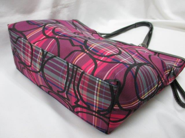 コーチ COACH トートバック タータン 中古 本物 < ブランド  コーチ COACH トートバック タータン 中古 本物 < ブランドの