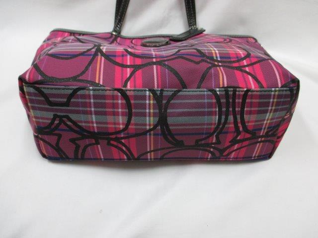 コーチ COACH トートバック タータン 中古 本物 < ブランド  コーチ COACH トートバック タータン 中古 本物 < ブランドの
