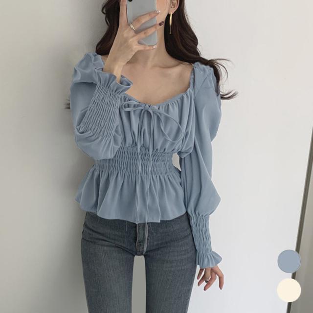 送料無料 新品 ウエストシャーリングブラウス レディース < 女性ファッション  送料無料 新品 ウエストシャーリングブラウス レディース  < 女性ファッションの