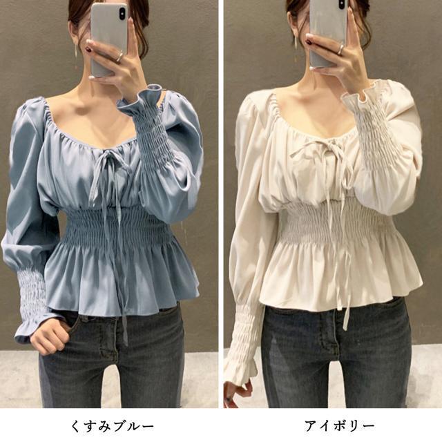 送料無料 新品 ウエストシャーリングブラウス レディース < 女性ファッション  送料無料 新品 ウエストシャーリングブラウス レディース < 女性ファッションの