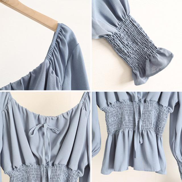 送料無料 新品 ウエストシャーリングブラウス レディース < 女性ファッション  送料無料 新品 ウエストシャーリングブラウス レディース < 女性ファッションの