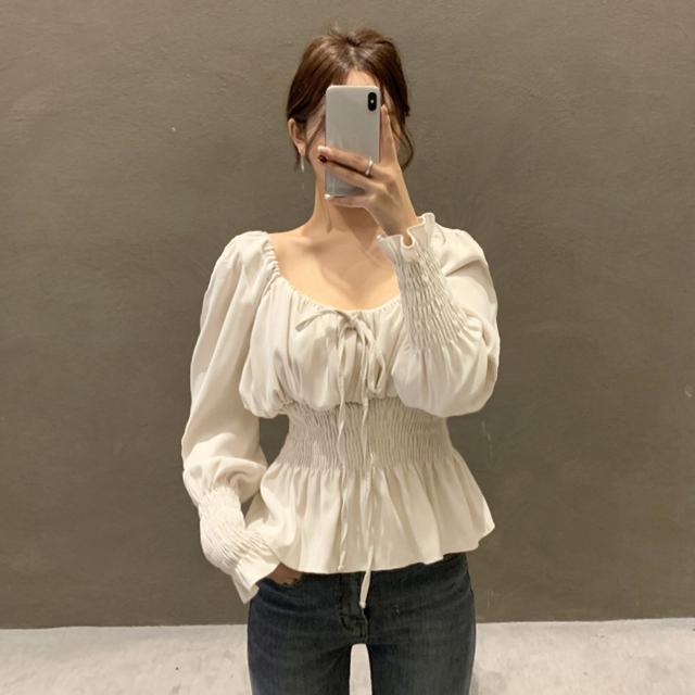 送料無料 新品 ウエストシャーリングブラウス レディース < 女性ファッション  送料無料 新品 ウエストシャーリングブラウス レディース < 女性ファッションの