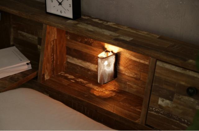 【送料無料】ダブルベッド フレーム&マットレス付き コンセント 収納 キャスター 引き出し 読書灯付き < インテリア/ライフ  【送料無料】ダブルベッド フレーム&マットレス付き コンセント 収納 キャスター 引き出し 読書灯付き < インテリア/ライフの