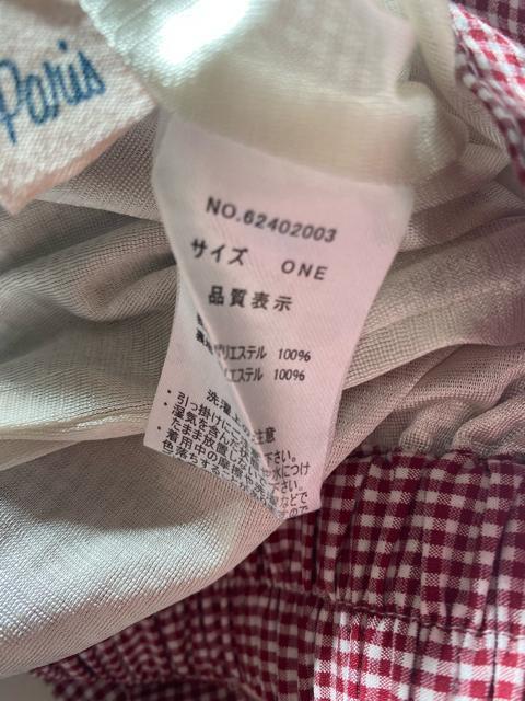 匿名配送 キュロットスカート  ギンガムチェック 赤 < 女性ファッション  匿名配送 キュロットスカート  ギンガムチェック 赤 < 女性ファッションの