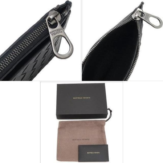 ◆ 本物 美品 ◆ ボッテガヴェネタ ボッテガ カードケース コインケース イントレチャート レザー 黒 保存袋 箱 566430 < ブランド  ◆ 本物 美品 ◆ ボッテガヴェネタ ボッテガ カードケース コインケース イントレチャート レザー 黒 保存袋 箱 566430 < ブランドの