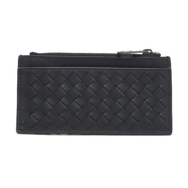 ◆ 本物 美品 ◆ ボッテガヴェネタ ボッテガ カードケース コインケース イントレチャート レザー 黒 保存袋 箱 566430 < ブランド  ◆ 本物 美品 ◆ ボッテガヴェネタ ボッテガ カードケース コインケース イントレチャート レザー 黒 保存袋 箱 566430 < ブランドの