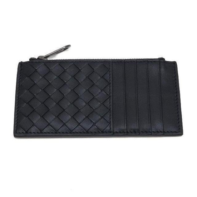 ◆ 本物 美品 ◆ ボッテガヴェネタ ボッテガ カードケース コインケース イントレチャート レザー 黒 保存袋 箱 566430 < ブランド  ◆ 本物 美品 ◆ ボッテガヴェネタ ボッテガ カードケース コインケース イントレチャート レザー 黒 保存袋 箱 566430 < ブランドの