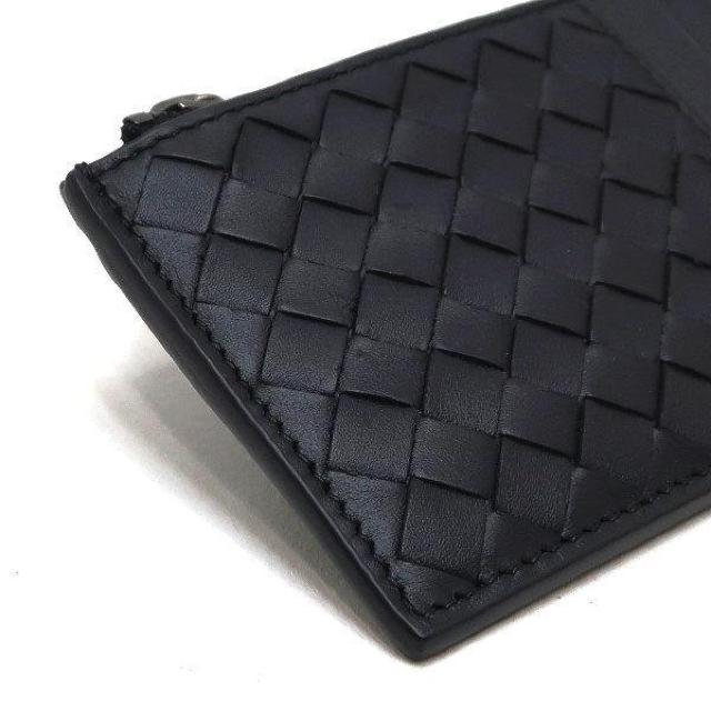 ◆ 本物 美品 ◆ ボッテガヴェネタ ボッテガ カードケース コインケース イントレチャート レザー 黒 保存袋 箱 566430 < ブランド  ◆ 本物 美品 ◆ ボッテガヴェネタ ボッテガ カードケース コインケース イントレチャート レザー 黒 保存袋 箱 566430 < ブランドの