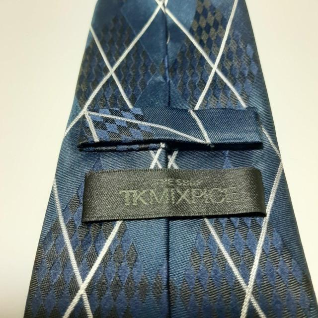 美品 TKMIXPICE ネクタイ 紺系 柄タイプ < 男性ファッション  美品 TKMIXPICE ネクタイ 紺系 柄タイプ < 男性ファッションの