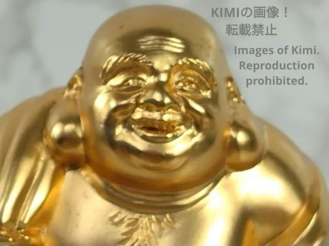 布袋 Budai 金メッキ 24金 8.5cm 3.3inch 仏師 牧田秀雲 原型 仏像 七福神 置物 高岡銅器 ほてい < インテリア/ライフ 布袋 Budai 金メッキ 24金 8.5cm 3.3inch 仏師 牧田秀雲 原型 仏像 七福神 置物 高岡銅器 ほてい < インテリア/ライフの