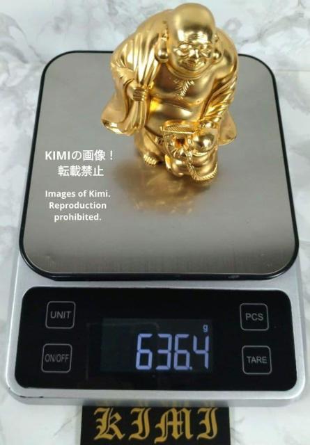 布袋 Budai 金メッキ 24金 8.5cm 3.3inch 仏師 牧田秀雲 原型 仏像 七福神 置物 高岡銅器 ほてい < インテリア/ライフ 布袋 Budai 金メッキ 24金 8.5cm 3.3inch 仏師 牧田秀雲 原型 仏像 七福神 置物 高岡銅器 ほてい < インテリア/ライフの
