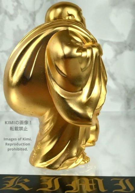 布袋 Budai 金メッキ 24金 8.5cm 3.3inch 仏師 牧田秀雲 原型 仏像 七福神 置物 高岡銅器 ほてい < インテリア/ライフ 布袋 Budai 金メッキ 24金 8.5cm 3.3inch 仏師 牧田秀雲 原型 仏像 七福神 置物 高岡銅器 ほてい < インテリア/ライフの