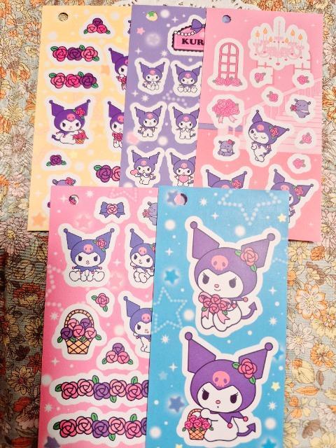 お裾分け☆クロミちゃんシールシート5枚☆ < インテリア/ライフ お裾分け☆クロミちゃんシールシート5枚☆ < インテリア/ライフの