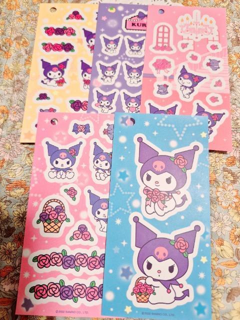 お裾分け☆クロミちゃんシールシート5枚☆ < インテリア/ライフ お裾分け☆クロミちゃんシールシート5枚☆ < インテリア/ライフの