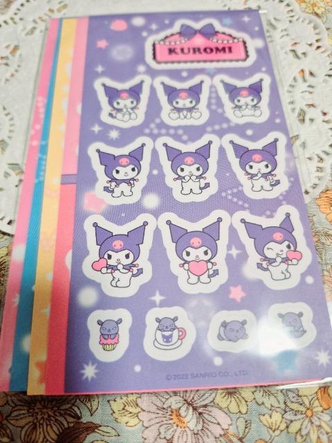 お裾分け☆クロミちゃんシールシート5枚☆ < インテリア/ライフ お裾分け☆クロミちゃんシールシート5枚☆ < インテリア/ライフの