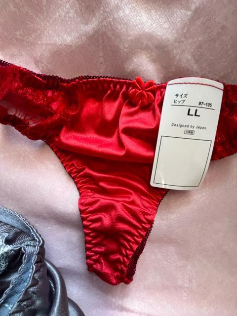 LLサイズ!3枚セット!光沢ツルツル素材!シフォン使いあり!高貴品格!色とりどり!エレガント!Tバックショーツ!No.椿 < 女性ファッション LLサイズ!3枚セット!光沢ツルツル素材!シフォン使いあり!高貴品格!色とりどり!エレガント!Tバックショーツ!No.椿 < 女性ファッションの