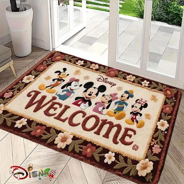 �����X1790�~���f�B�Y�j�[�~�b�L�[�}�E�X �����\�t�g�e�N�X�`�� �o�X���[�����փ}�b�g  �E�F���J�� �h�A�}�b�g80�~50cm  �� �C���e���A/���C�t�� 