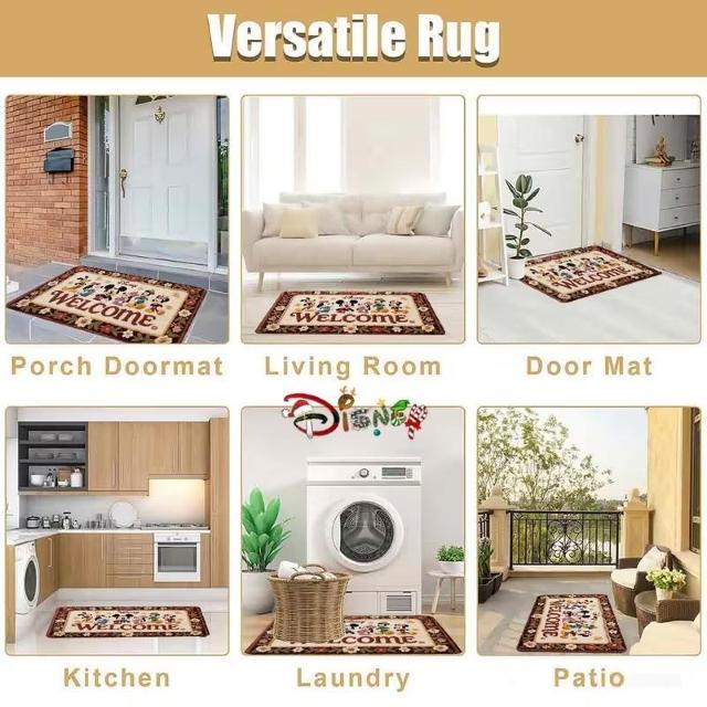 �����X1790�~���f�B�Y�j�[�~�b�L�[�}�E�X �����\�t�g�e�N�X�`�� �o�X���[�����փ}�b�g  �E�F���J�� �h�A�}�b�g80�~50cm �� �C���e���A/���C�t�� 