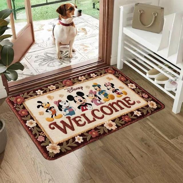 �����X1790�~���f�B�Y�j�[�~�b�L�[�}�E�X �����\�t�g�e�N�X�`�� �o�X���[�����փ}�b�g  �E�F���J�� �h�A�}�b�g80�~50cm �� �C���e���A/���C�t�� 