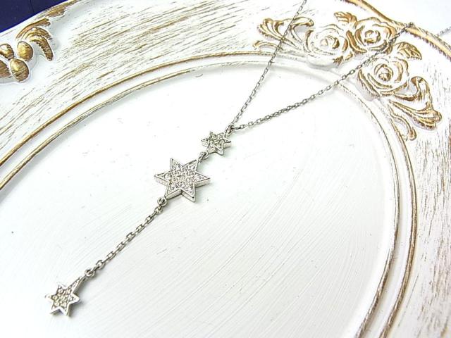 �y���K�X�����t�X�L�[�@SWAROVSKI �X�^�[ �l�b�N���X 3�A �����`�[�t ������z �� �u�����h�� 