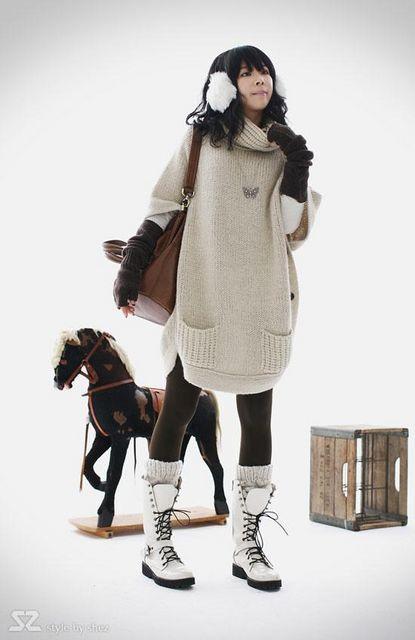 人気!!☆NEW☆ えりもとふっくら!!ニットワンピースIV < 女性ファッション  人気!!☆NEW☆ えりもとふっくら!!ニットワンピースIV < 女性ファッションの