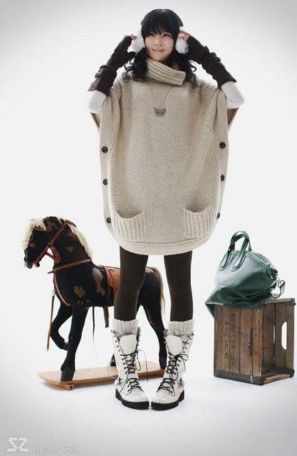 人気!!☆NEW☆ えりもとふっくら!!ニットワンピースIV < 女性ファッション  人気!!☆NEW☆ えりもとふっくら!!ニットワンピースIV < 女性ファッションの