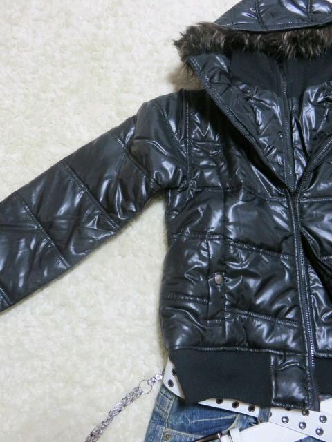 フロント2重デザイン ダブルジップ2way♪ファーフード付 中綿ダウンジャケット < 男性ファッション フロント2重デザイン ダブルジップ2way♪ファーフード付 中綿ダウンジャケット < 男性ファッションの