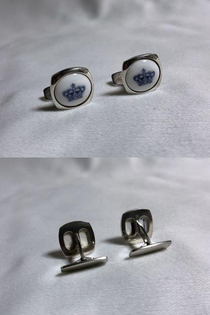 GEORG JENSENジョージジェンセン ヴィンテージ 王冠モチーフカフス ネクタイピン セット < ブランド  GEORG JENSENジョージジェンセン ヴィンテージ 王冠モチーフカフス ネクタイピン セット < ブランドの