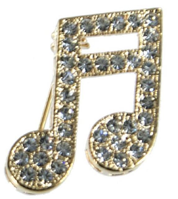 音符ブローチ・十六部音符 ゴールド 金色 音楽会 発表会 式 楽器 楽譜 キラキラ 綺麗 可愛い シンプル CZ 石 ストーン < 女性アクセサリー/時計  音符ブローチ・十六部音符 ゴールド 金色 音楽会 発表会 式 楽器 楽譜 キラキラ 綺麗 可愛い シンプル CZ 石 ストーン  < 女性アクセサリー/時計の