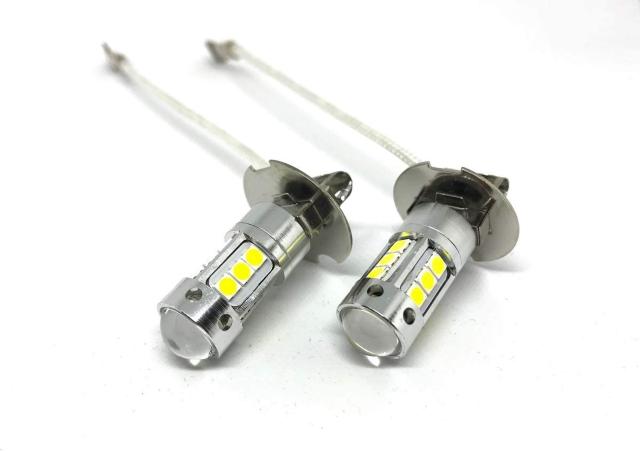 H3 LED ショートバルブ 12V/24V対応 ホワイト 2個1セット < 自動車/バイク H3 LED ショートバルブ 12V/24V対応 ホワイト 2個1セット < 自動車/バイク
