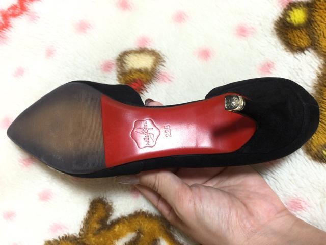 新品未使用 激かわ リボン型ストーンパンプス < 女性ファッション  新品未使用 激かわ リボン型ストーンパンプス < 女性ファッションの