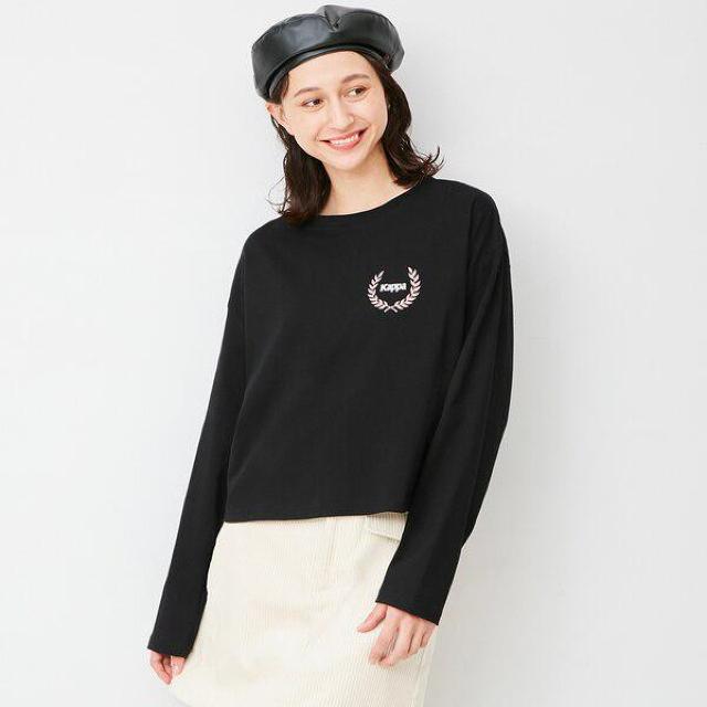 GU×KappaクロップドロングスリーブT超大型店限定XXLサイズ 黒ブラック イタリア・トリノ発グローバルスポーツブランドコラボ < ブランド  GU×KappaクロップドロングスリーブT超大型店限定XXLサイズ 黒ブラック イタリア・トリノ発グローバルスポーツブランドコラボ < ブランドの