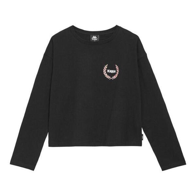 GU×KappaクロップドロングスリーブT超大型店限定XXLサイズ 黒ブラック イタリア・トリノ発グローバルスポーツブランドコラボ < ブランド  GU×KappaクロップドロングスリーブT超大型店限定XXLサイズ 黒ブラック イタリア・トリノ発グローバルスポーツブランドコラボ < ブランドの