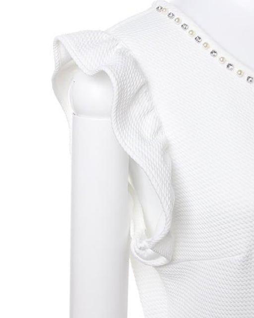 新品☆イング*モノトーン花柄スカートドッキングワンピ < ブランド  新品☆イング*モノトーン花柄スカートドッキングワンピ < ブランドの