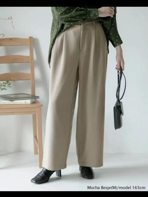 新品タグ付き My:nia  ワイドパンツ  M < 女性ファッション  新品タグ付き My:nia  ワイドパンツ  M < 女性ファッションの