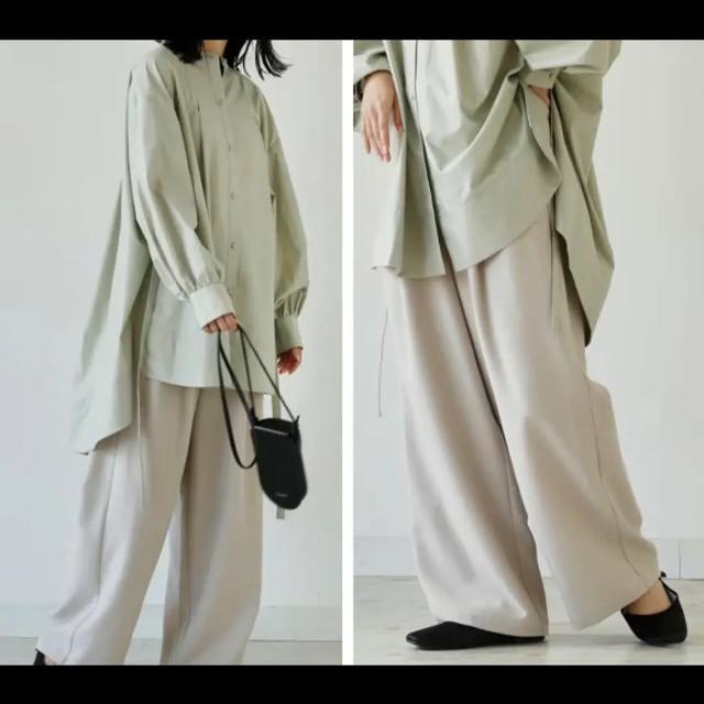 新品タグ付き My:nia  ワイドパンツ  M < 女性ファッション  新品タグ付き My:nia  ワイドパンツ  M < 女性ファッションの
