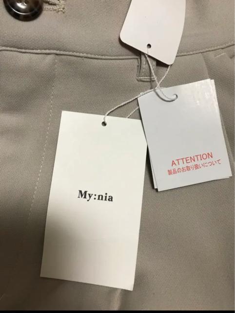 新品タグ付き My:nia  ワイドパンツ  M < 女性ファッション  新品タグ付き My:nia  ワイドパンツ  M < 女性ファッションの