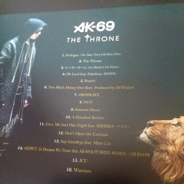 AK-69『THE THRONE』BGHB DJ RYOW BAGARCH 邦楽 < CD/DVD/ビデオ AK-69『THE THRONE』BGHB DJ RYOW BAGARCH 邦楽 < CD/DVD/ビデオの