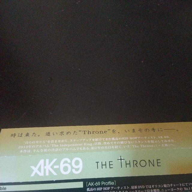 AK-69『THE THRONE』BGHB DJ RYOW BAGARCH 邦楽 < CD/DVD/ビデオ AK-69『THE THRONE』BGHB DJ RYOW BAGARCH 邦楽 < CD/DVD/ビデオの