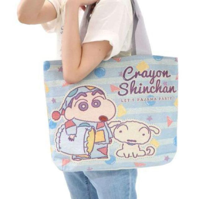 クレヨンしんちゃん ゴブラン織り トートバッグ ワイドトート 手提げ トート B < 女性ファッション  クレヨンしんちゃん ゴブラン織り トートバッグ ワイドトート 手提げ トート B < 女性ファッションの