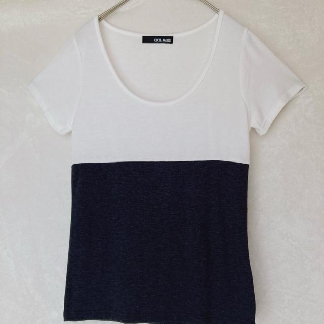 CECIL McBEE マグビー モノトーン 半袖 カットソー M チビT N2m < ブランド  CECIL McBEE マグビー モノトーン 半袖 カットソー M チビT N2m < ブランドの