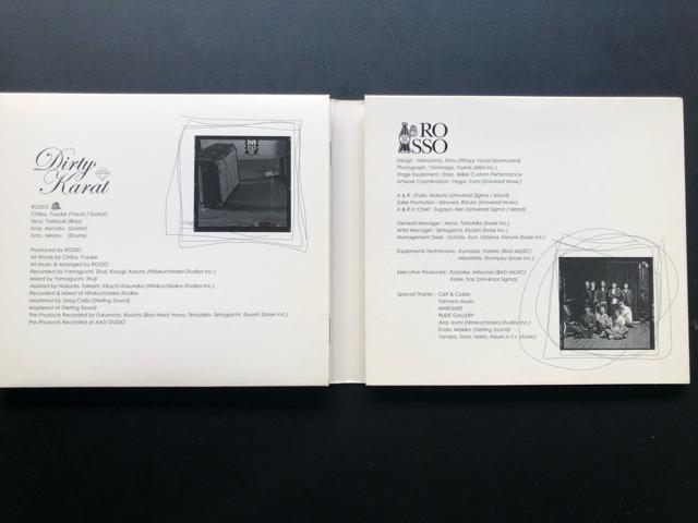 ROSSO/DIRTY KARATmbc+DVDn  CD/DVD/rfI 