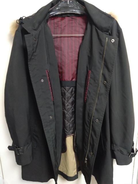 PEPPIE classic フード?インナー脱着可能コート Мサイズ < 男性ファッション PEPPIE classic フード?インナー脱着可能コート Мサイズ < 男性ファッションの