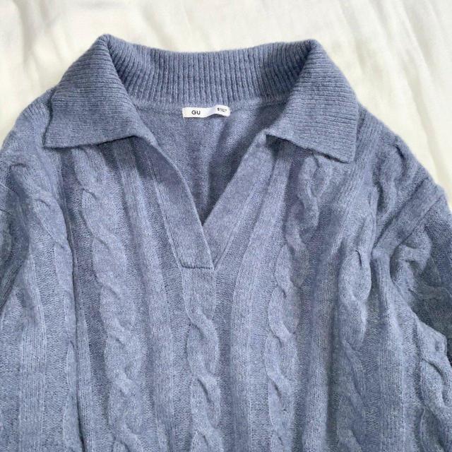 GU☆スキッパーケーブルセーター < ブランド GU☆スキッパーケーブルセーター < ブランドの