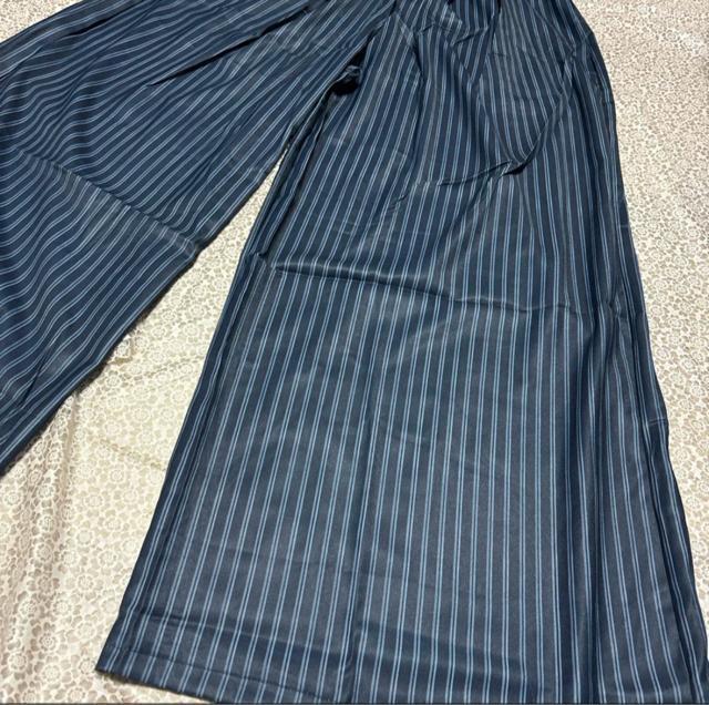 ���C�h�p���c�@�X�g���C�v���@�K�E�`���p���c  �l�C�r�[�n�@�傫���T�C�Y �� �����t�@�b�V������ 